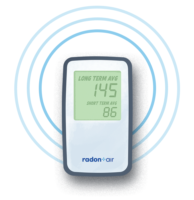 Radon gas monitor Cochrane
