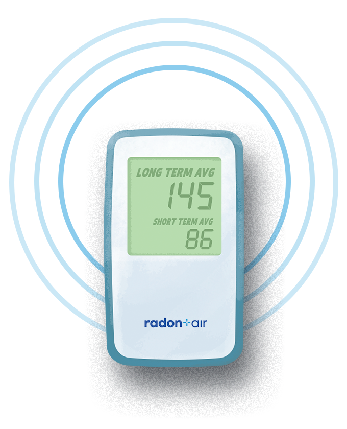 Radon gas monitor Cochrane